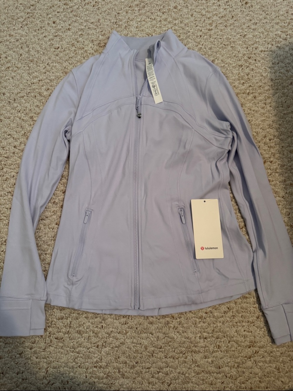 NWT lululemon athletica Define Jacket “Nulu” - Serene Blue - 12
